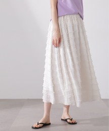 N.（N. Natural Beauty Basic） | ◆シアーフリンジスカート(スカート)