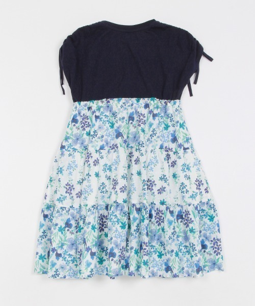 kate spade new york kids（ケイトスペードニューヨーク）の「ガールズ ラブリーガーデンドッキングワンピース（ワンピース・キッズ・ブルー/チェリーピンク・140cm/150cm/160cm）」の4枚目の写真