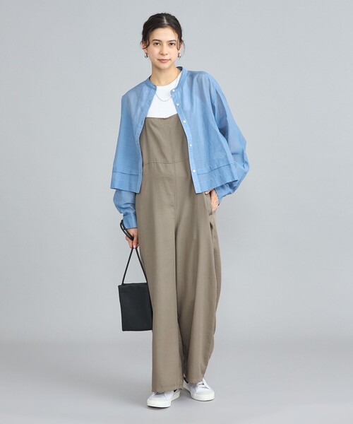 coen（コーエン）の「【WEB限定】ポリツイルキャミサロペット（サロペット/オーバーオール・レディース・ブラック/モカ・L/M）」の12枚目の写真