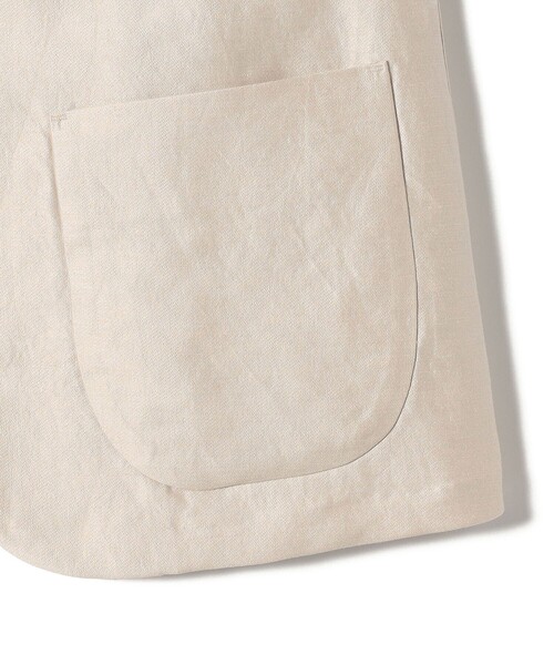 SHIPS(シップス)の「【SHIPS別注】assiette:ノーカラー ジレ(ベスト・レディース・ブラック/ベージュ・ONE SIZE)」の8枚目の写真