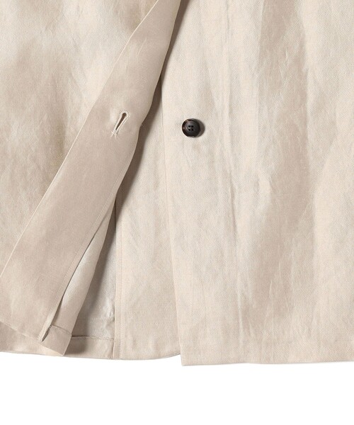 SHIPS(シップス)の「【SHIPS別注】assiette:ノーカラー ジレ(ベスト・レディース・ブラック/ベージュ・ONE SIZE)」の9枚目の写真