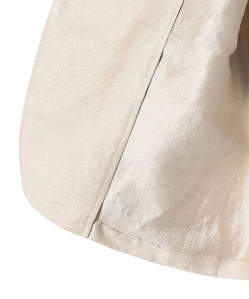 SHIPS(シップス)の「【SHIPS別注】assiette:ノーカラー ジレ(ベスト・レディース・ブラック/ベージュ・ONE SIZE)」の10枚目の写真