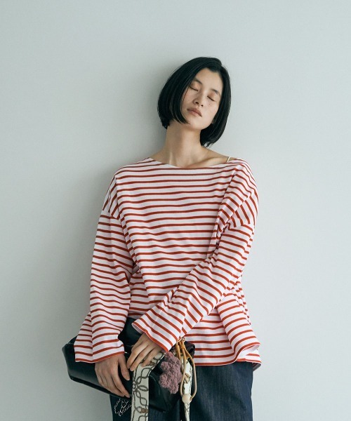 tシャツ FRENCH BORDER TEE (`24) レディース セール】FRENCH BORDER TEE (`24)（Tシャツ/カットソー