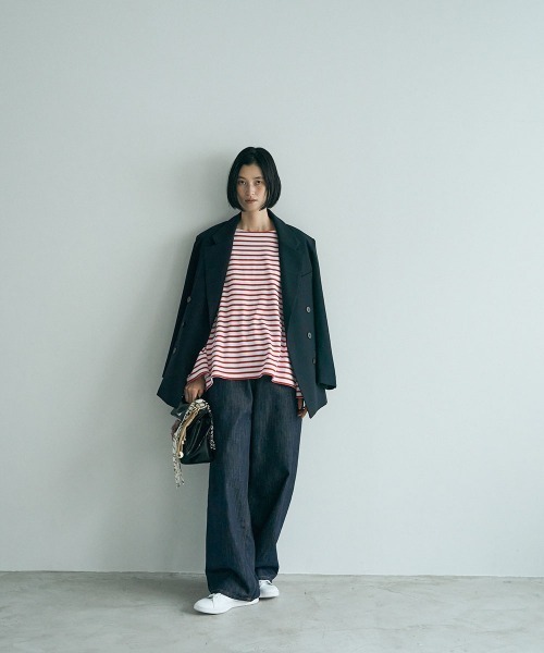 セール】FRENCH BORDER TEE (`24)（Tシャツ/カットソー