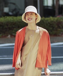 DRESKIP | 【洗える/8分袖/接触冷感】ひんやりさらっと 大人のシアーカーディガン(カーディガン/ボレロ)