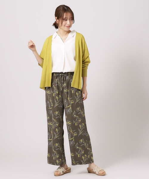 DRESKIP（ドレスキップ）の「◆【高レビュー/洗える/8分袖/】大人のシアーカーディガン（カーディガン/ボレロ・レディース・ブルー系その他/オレンジ/オフホワイト/イエロー/ブルーグリーン/ライトベージュ/ブラック/ダークブラウン・00）」の19枚目の写真