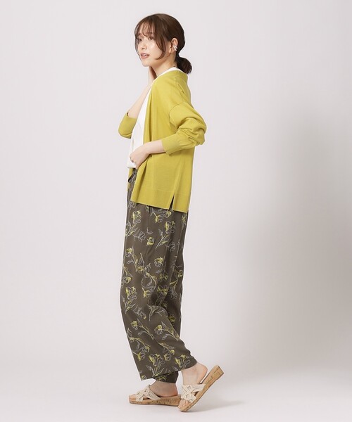 DRESKIP（ドレスキップ）の「◆【高レビュー/洗える/8分袖/】大人のシアーカーディガン（カーディガン/ボレロ・レディース・ブルー系その他/オレンジ/オフホワイト/イエロー/ブルーグリーン/ライトベージュ/ブラック/ダークブラウン・00）」の20枚目の写真