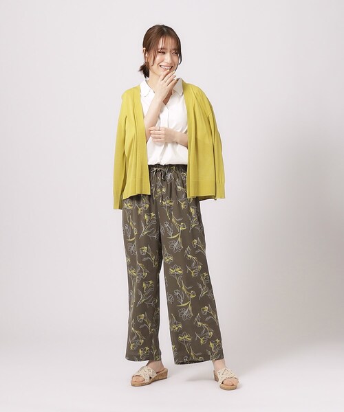 DRESKIP（ドレスキップ）の「◆【高レビュー/洗える/8分袖/】大人のシアーカーディガン（カーディガン/ボレロ・レディース・ブルー系その他/オレンジ/オフホワイト/イエロー/ブルーグリーン/ライトベージュ/ブラック/ダークブラウン・00）」の21枚目の写真