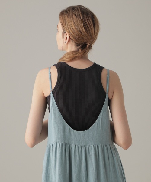 bijorie(ビジュリィ)の「【bijorie】ティアードキャミワンピース(ワンピース・レディース・イエロー/ネイビー/ブルー/オフホワイト・FREE)」の22枚目の写真