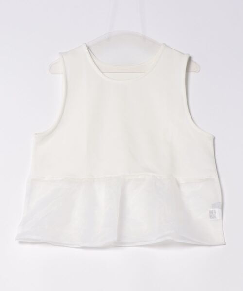 each（イーチ）の「【アンサンブルセット】裾オーガンジー切替タンク＋タックジョーゼットプルオーバー（アンサンブル・レディース・ブラック/ホワイト/ネイビー・FREE）」の17枚目の写真