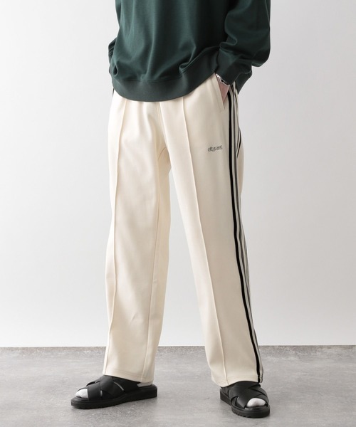 RAGEBLUE(レイジブルー)の「【SIGNAL SPORTS】サイドライン/ワイドストレートトラックパンツ(スウェットパンツ・メンズ・ネイビー/オフホワイト・SMALL/MEDIUM/LARGE)」の5枚目の写真