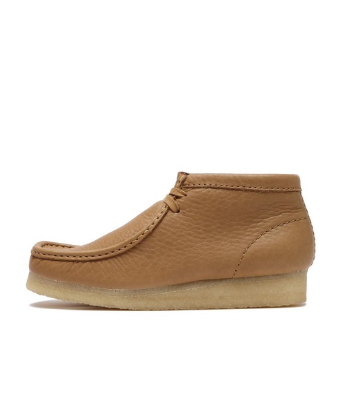 Clarks(クラークス)の「W WALLABEE BOOT 26175840(モカシン/デッキシューズ・レディース・ブラウン・3h/4/4h/5/6/3/5h)」の1枚目の写真