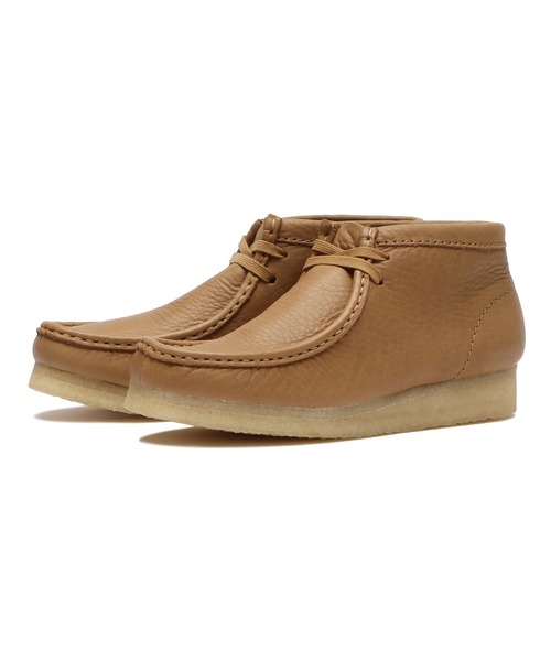 Clarks(クラークス)の「W WALLABEE BOOT 26175840(モカシン/デッキシューズ・レディース・ブラウン・3h/4/4h/5/6/3/5h)」の5枚目の写真