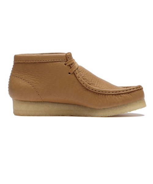 Clarks(クラークス)の「W WALLABEE BOOT 26175840(モカシン/デッキシューズ・レディース・ブラウン・3h/4/4h/5/6/3/5h)」の4枚目の写真