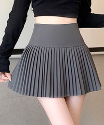 プリーツミニスカート