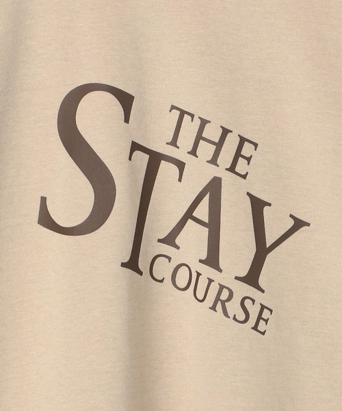 Grand PARK(グランドパーク)の「ロゴ入り ラウンドヘムTシャツ(Tシャツ/カットソー・レディース・ベージュ/ホワイト/グリーン/チャコールグレー・FREE)」の8枚目の写真