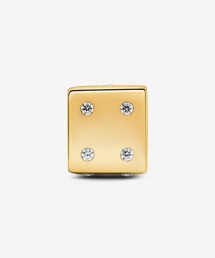 パンドラゴールデンスターチャーム 14k＆925 ボールド スパークリング スター チャーム（チャーム）｜Pandora