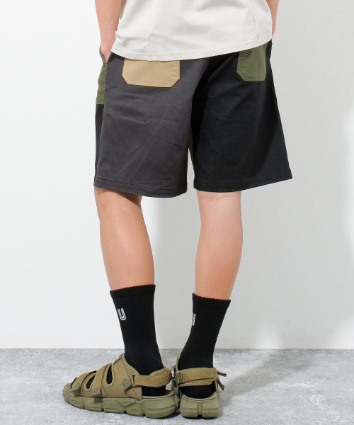 CONVERSE（コンバース）の「CONVERSE 別注ベイカーショートパンツ（その他パンツ・キッズ・カーキ/ブラック/ブラック系その他/ベージュ系その他・130/140/150/160）」の8枚目の写真