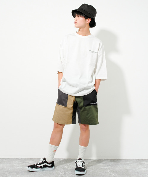CONVERSE（コンバース）の「CONVERSE 別注ベイカーショートパンツ（その他パンツ・キッズ・カーキ/ブラック/ブラック系その他/ベージュ系その他・130/140/150/160）」の7枚目の写真