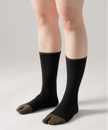 The Role design（ザロールデザイン）の「【 The Role design / ザ・ロールデザイン 】BICOLOR RIB SOCKS  MENS / バイ カラー リブ ソックス メンズ（ソックス/靴下）」