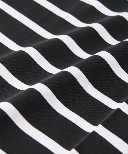 un dix cors（アンディコール）の「《着回ししやすい・定番アイテム》ボーダーノースリカットソー（Tシャツ/カットソー・レディース・オフホワイト/ブラック・FREE）」の21枚目の写真