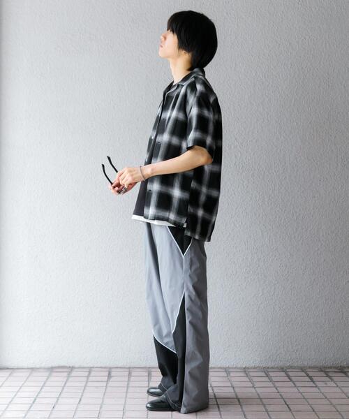 SENSE OF PLACE by URBAN RESEARCH（センスオブプレイスバイアーバンリサーチ）の「『Sサイズあり』『ユニセックス』オンブレチェックオープンカラーシャツ（シャツ/ブラウス・メンズ・その他2/その他3/その他1/その他4・SMALL/MEDIUM/LARGE）」の11枚目の写真