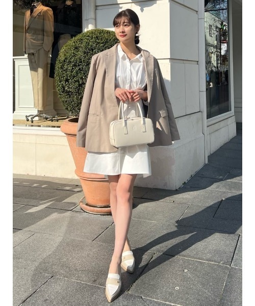 ワンピース herlipto Dewi Shirt Mini Dress Her lip to（ハーリップトゥー）の「Dewi Shirt Mini Dress
