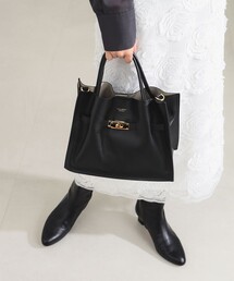 【別注】VIOLAd’ORO / TRERO シュリンク ゴールドクロア トートバッグ