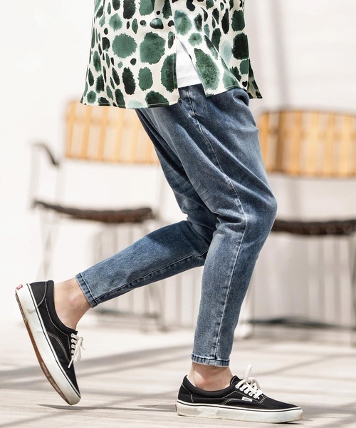 CAMBIO（カンビオ）の「mp12363- Stretch Denim Sarrouel Pants