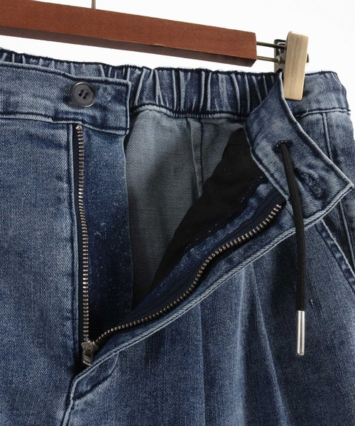 CAMBIO（カンビオ）の「mp12363- Stretch Denim Sarrouel Pants デニム