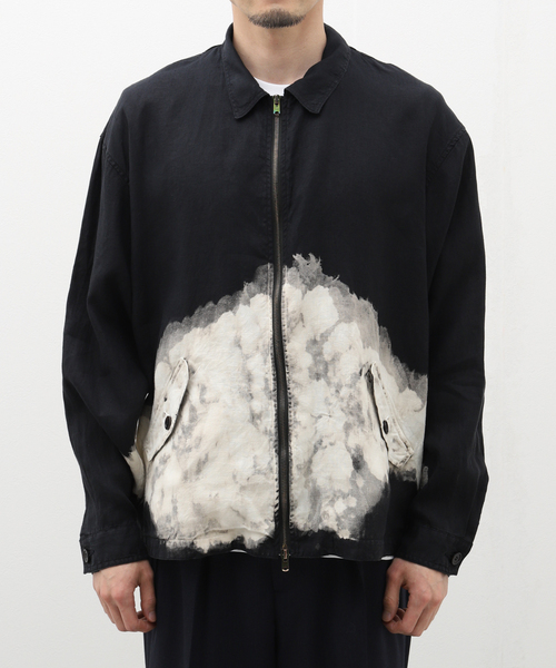 セール】MARKAWARE (マーカウェア) SPORTS JACKET CLOUDY BLEACHING