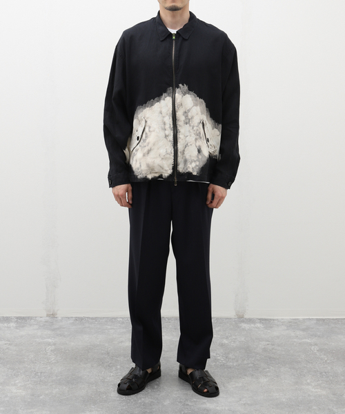 セール】MARKAWARE (マーカウェア) SPORTS JACKET CLOUDY BLEACHING