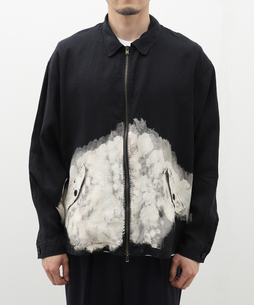 セール】MARKAWARE (マーカウェア) SPORTS JACKET CLOUDY BLEACHING