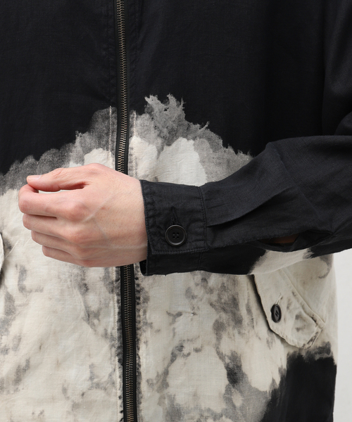 セール】MARKAWARE (マーカウェア) SPORTS JACKET CLOUDY BLEACHING