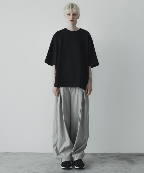 remer（リメール）の「loose cocoon wide PT / ルーズコクーンワイドパンツ（その他パンツ・メンズ・スモークグレー/ブラック/オリーブ・X-SMALL/SMALL/MEDIUM/LARGE）」の11枚目の写真