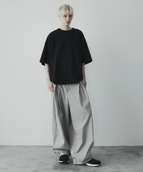 remer（リメール）の「loose cocoon wide PT / ルーズコクーンワイドパンツ（その他パンツ・メンズ・スモークグレー/ブラック/オリーブ・X-SMALL/SMALL/MEDIUM/LARGE）」の13枚目の写真