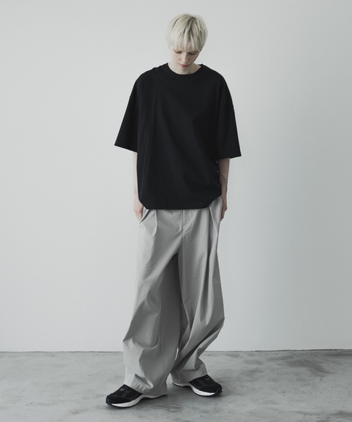 remer（リメール）の「loose cocoon wide PT / ルーズコクーンワイドパンツ（その他パンツ・メンズ・スモークグレー/ブラック/オリーブ・X-SMALL/SMALL/MEDIUM/LARGE）」の14枚目の写真