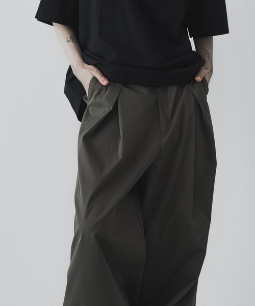 remer（リメール）の「loose cocoon wide PT / ルーズコクーンワイドパンツ（その他パンツ・メンズ・スモークグレー/ブラック/オリーブ・X-SMALL/SMALL/MEDIUM/LARGE）」の22枚目の写真