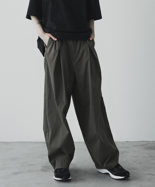 remer（リメール）の「loose cocoon wide PT / ルーズコクーンワイドパンツ（その他パンツ・メンズ・スモークグレー/ブラック/オリーブ・X-SMALL/SMALL/MEDIUM/LARGE）」の19枚目の写真