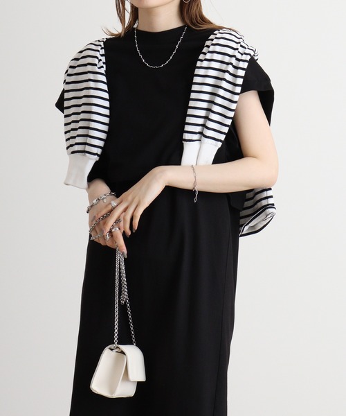 atONE(アットワン)の「atONE マルチウェイキャミワンピース(ワンピース・レディース・ブラック/チャコール・L/M)」の1枚目の写真