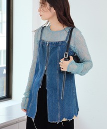 Kastane | 【SET UP対応】デニムビスチェチュニック(キャミソール)