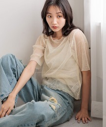 LOWRYS FARM | シワカコウジャガード５Ｓ 122435(Tシャツ/カットソー)