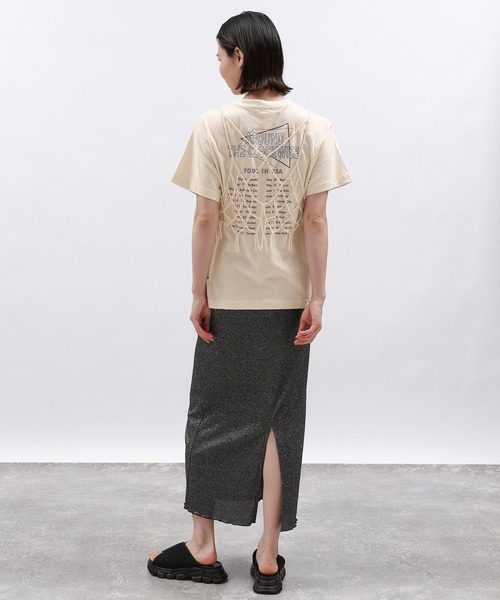 LAKOLE（ラコレ）の「アソートツアーTEE / 124149（Tシャツ/カットソー・レディース・チャコール/ダークグレー/ホワイト/オフホワイト・SMALL/MEDIUM）」の11枚目の写真