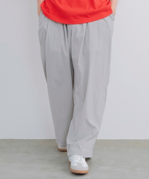 スラックス IONSEOUL Ricky Two Tuck Balloon Slacks 8seconds One Tuck Work Mood Balloon Fit Pants Khaki | Chinos