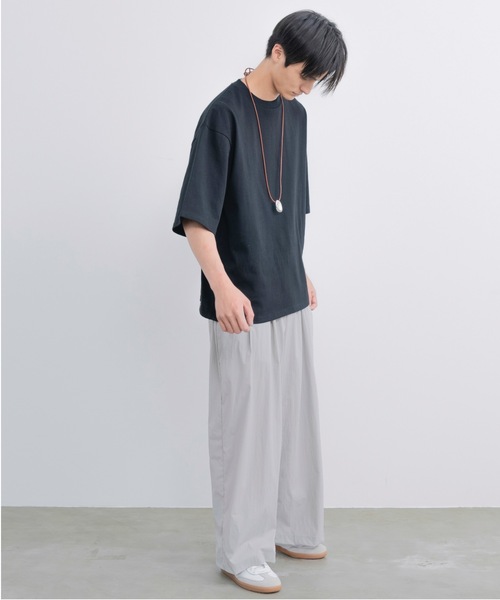 SINSS（シンス）の「Two tuck wide balloon slacks / 2タックワイドバルーンスラックス（スラックス・メンズ・ブラック/ライトグレー/チャコール・SMALL/MEDIUM/LARGE）」の13枚目の写真