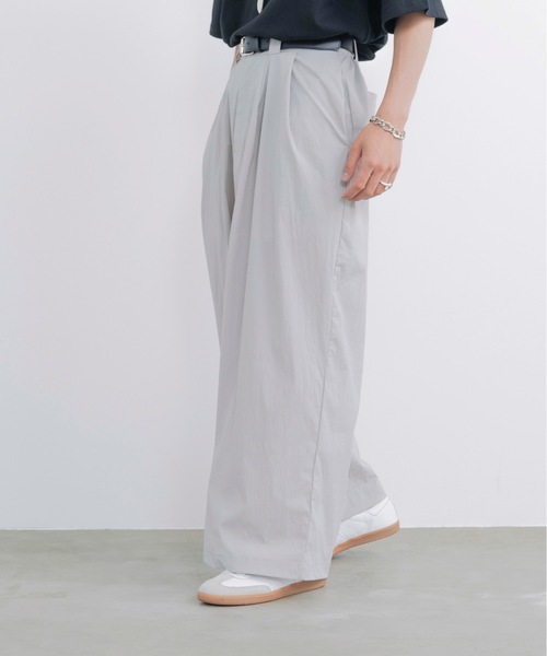 SINSS（シンス）の「Two tuck wide balloon slacks / 2タックワイドバルーンスラックス（スラックス・メンズ・ブラック/ライトグレー/チャコール・SMALL/MEDIUM/LARGE）」の22枚目の写真
