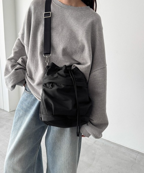 [LOIRET] ストリングMar Shoulder Bag_2color El mar ドローストリング2wayBAG（ショルダーバッグ）｜CANAL