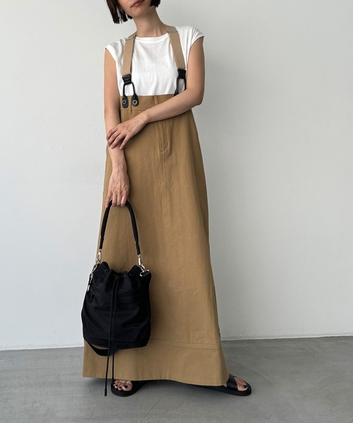 CANAL JEAN（キャナルジーン）の「El mar　ナイロンドローストリング2wayBAG（ショルダーバッグ・レディース・ブラック・ONE SIZE）」の20枚目の写真