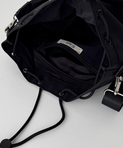 [LOIRET] ストリングMar Shoulder Bag_2color El mar ドローストリング2wayBAG（ショルダーバッグ）｜CANAL
