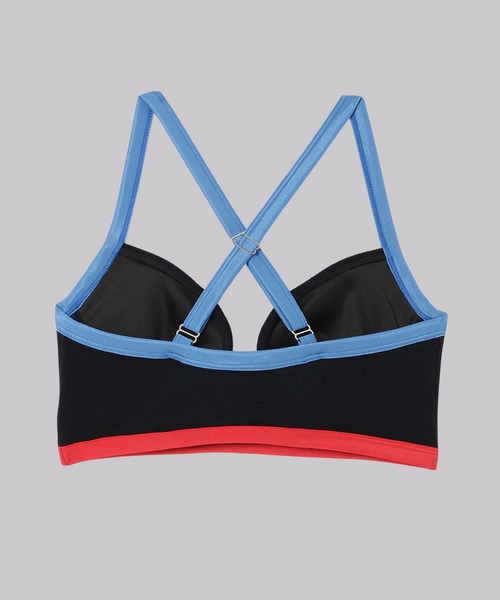 THINGS THAT MATTER（シングス ザット マター）の「RECYCLING PILE SWIM BRALETTE / リサイクリングパイルスイムブラレット（水着・レディース・レッド/ブラック・2/1）」の15枚目の写真
